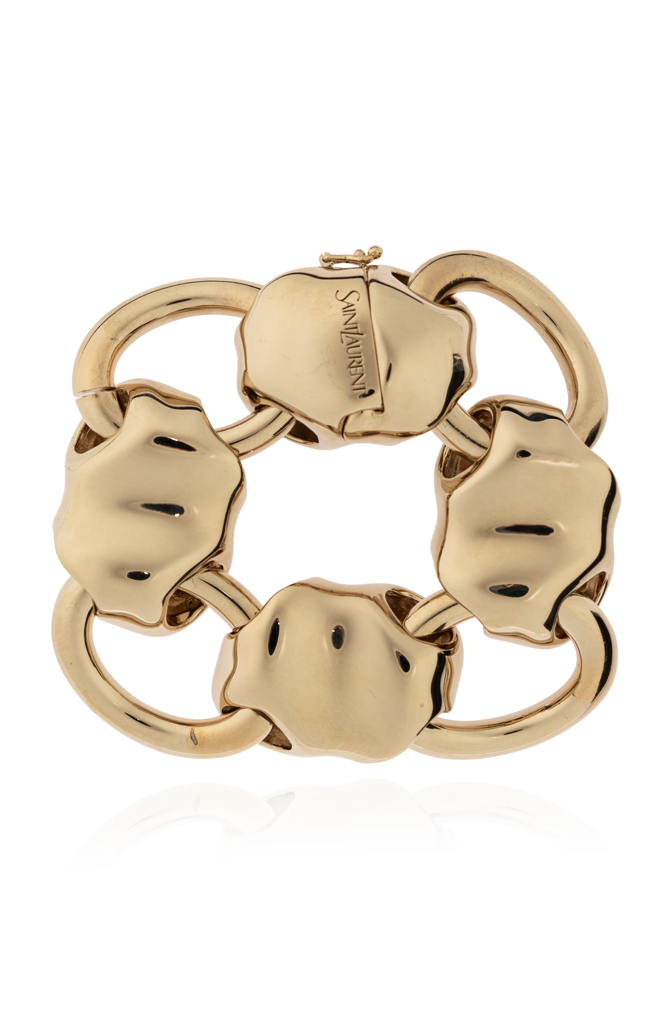 Saint Laurent Gold Brass Bracelet main image 0